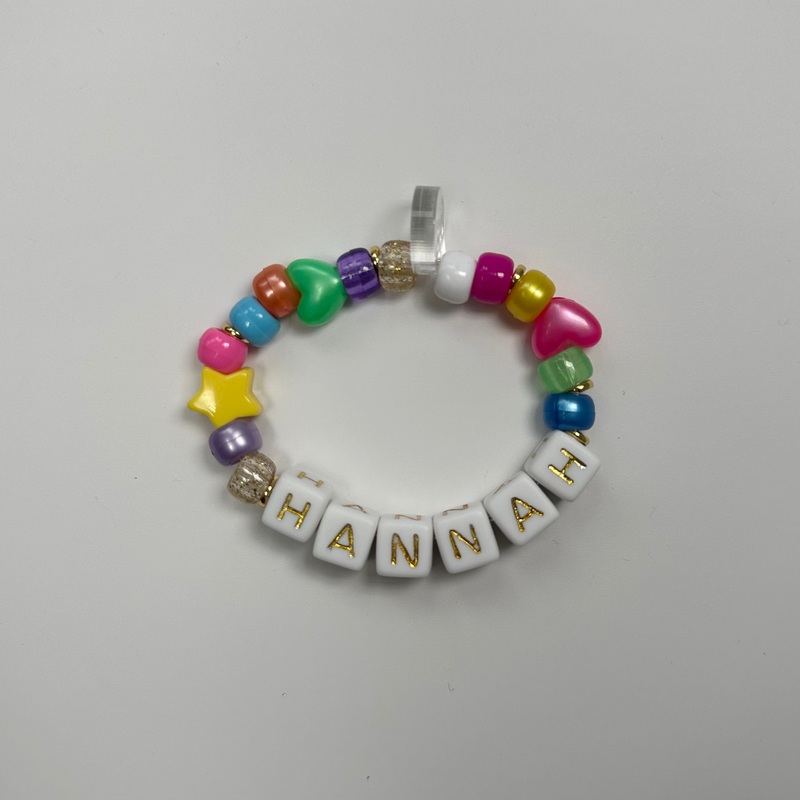 “BESPOKE” BEADED ELASTIC BRACELET