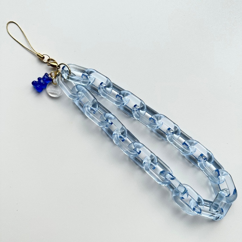 BLUEBERRY  PHONE CHAIN CHARM