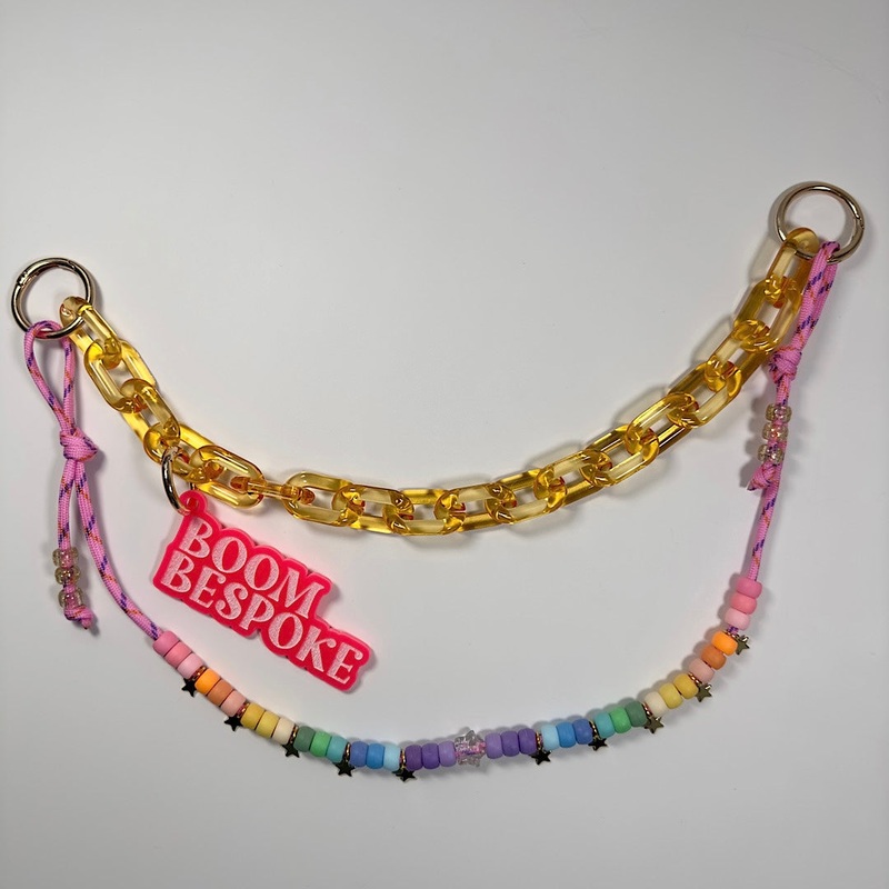 BOOMBOW CHAIN BEADED  BAG CHARM