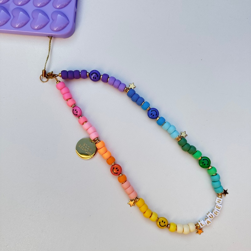 BOOMBOW SMARTIES SMILEY LARGE  PHONE BEADS