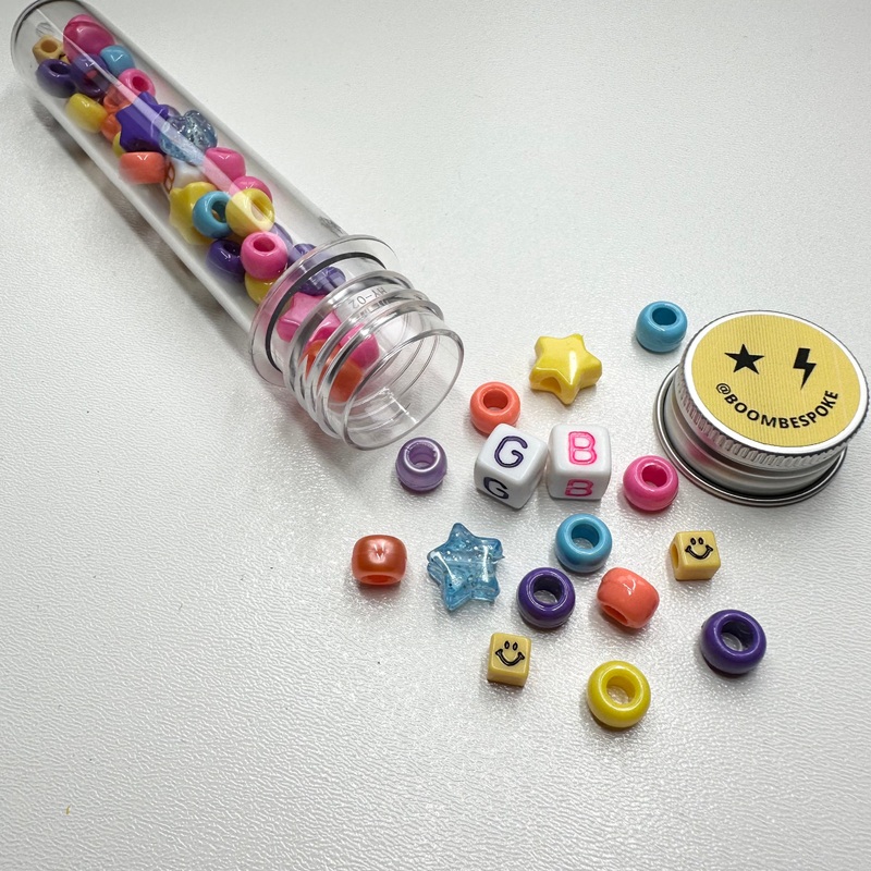 ‘BRIGHT’  LACE BEAD TUBE