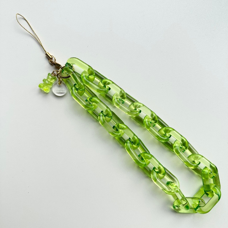 CANDY APPLE  PHONE CHAIN CHARM