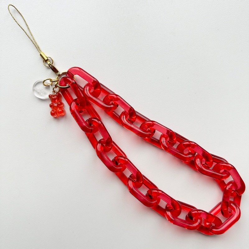 CHERRY  PHONE CHAIN CHARM