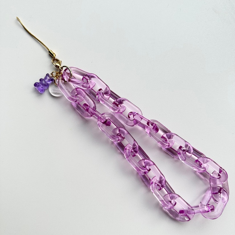 GRAPE  PHONE CHAIN CHARM