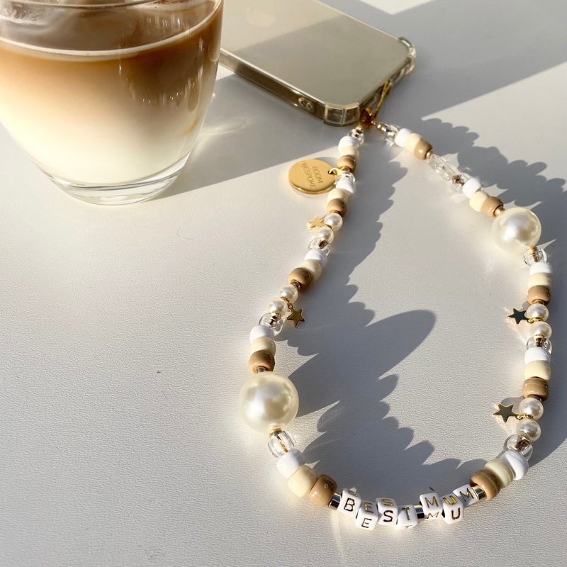“ICED LATTE”  PHONE BEADS