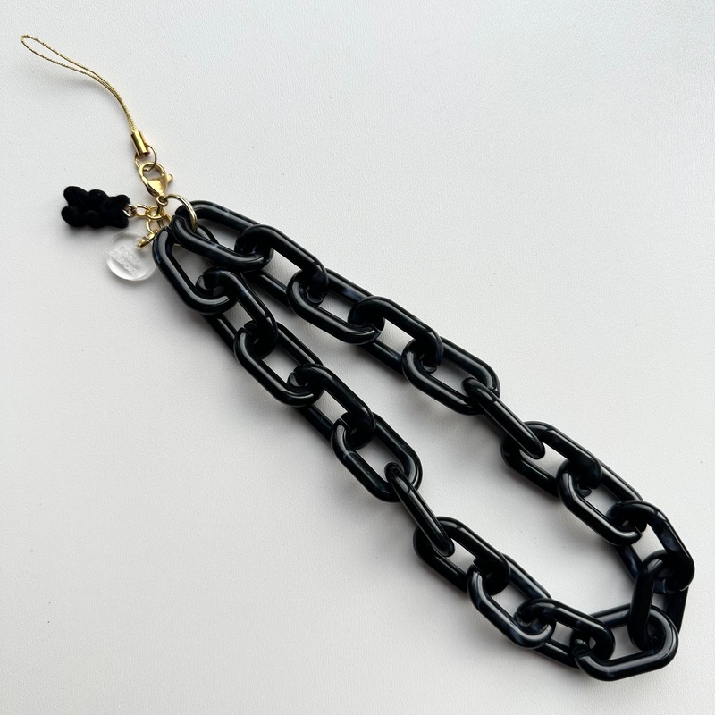 LIQUORICE  PHONE CHAIN CHARM