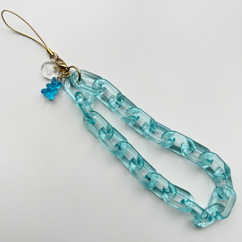 MINTY  PHONE CHAIN CHARM
