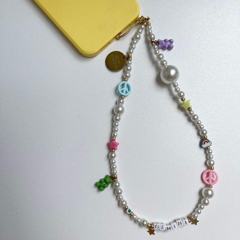 “PASTEL PEARLS”  PHONE BEADS