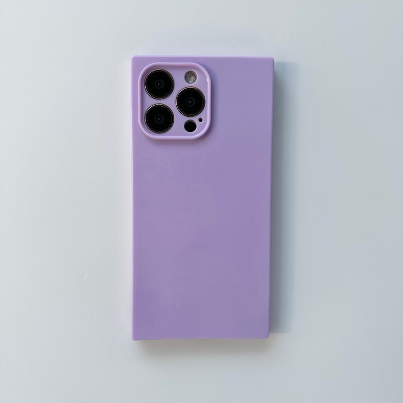 SQUARE LILAC IPHONE CASE