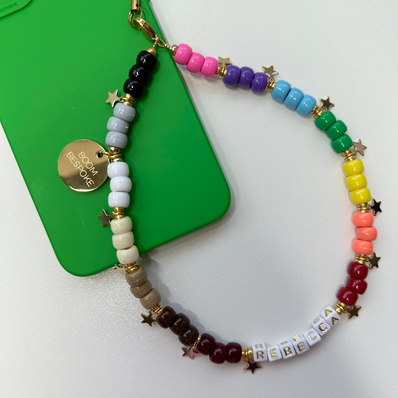 THE NEW BOOMBOW” SHORT BOOM  BESPOKE PHONE BEADS