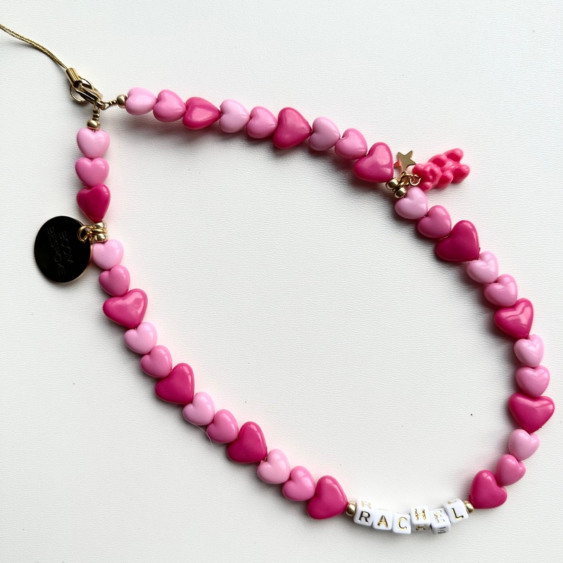 TICKLE ME PINK  PHONE BEADS
