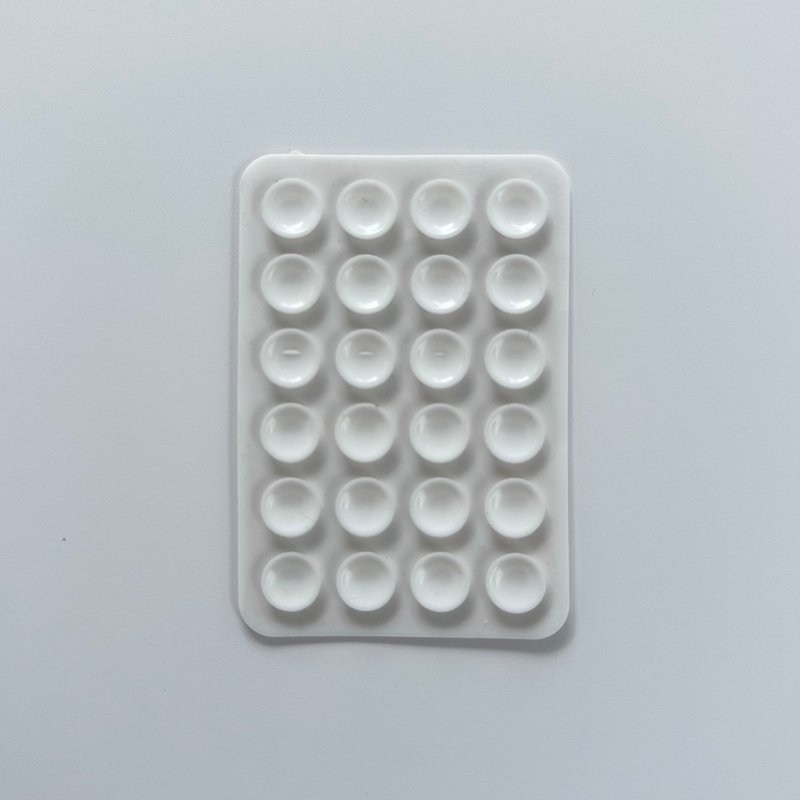 WHITE SUCTION PAD PHONE STICKER