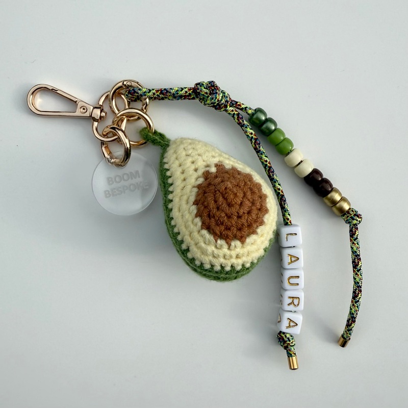 AVOCADO  BAG CHARM