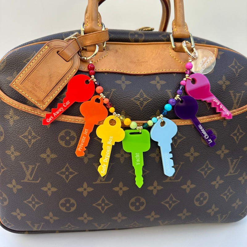 BOOMBOW CRYSTAL KEYS  BAG CHARM