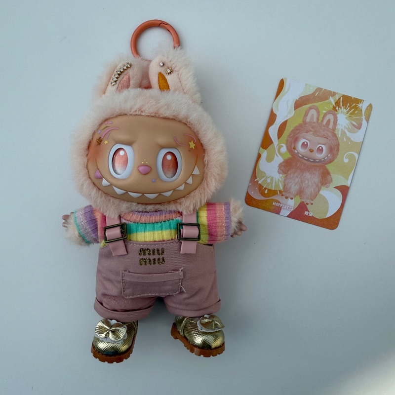 DUNGAREES HAPPINESS BIG ENERGY  LABUBU