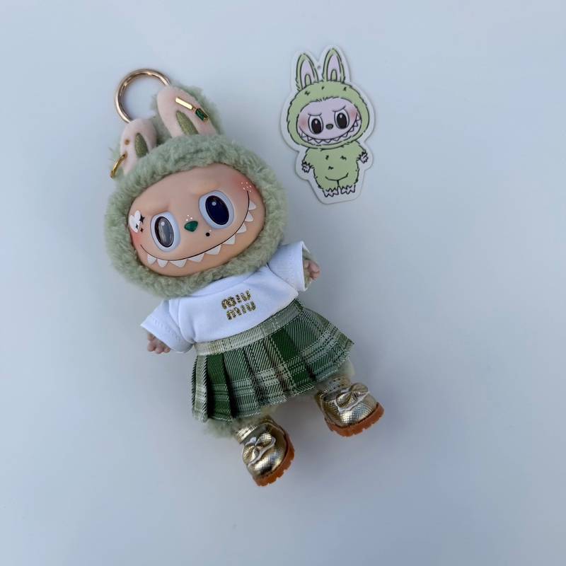 SKIRT & T GREEN GRAPE   LABUBU