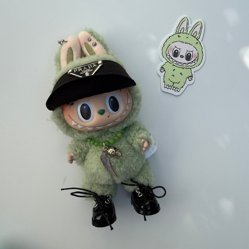 SKULL & WING GREEN GRAPE   LABUBU