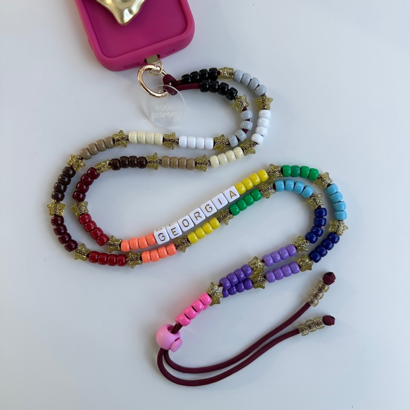 THE NEW BOOMBOW RAINBOW ADJUSTABLE CROSSBODY PHONE STRAP