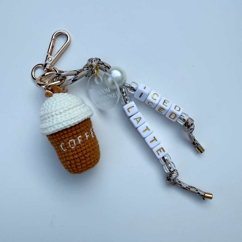 WHATS YOUR COFFEE ORDER  BAG CHARM