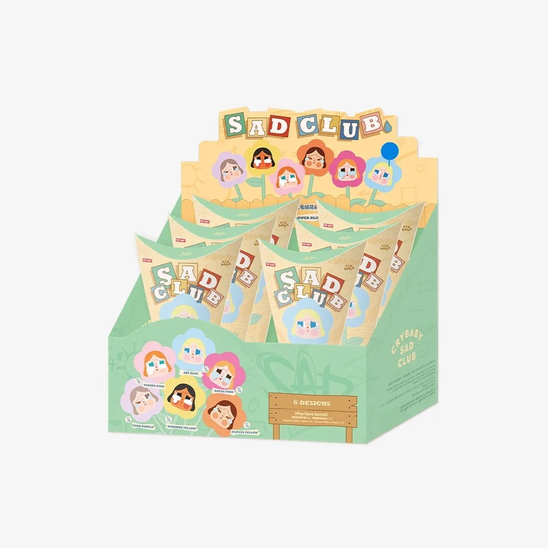 CRYBABY Sad Club Series – Plush Flower Blind Box