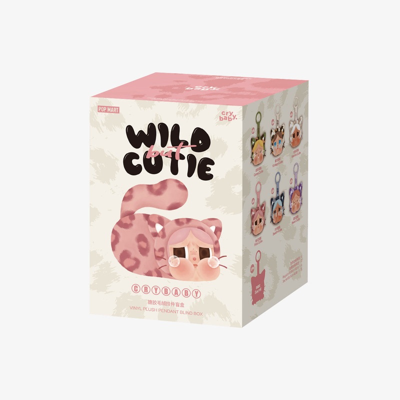 CRYBABY Wild but Cutie Series – Vinyl Plush Pendant Blind Box