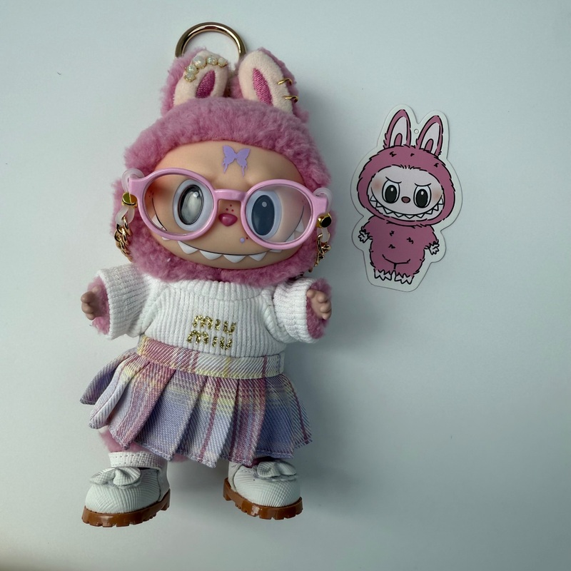 GLASSES & SKIRT LYCHEE BERRY  LABUBU