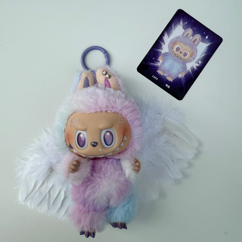 WHITE ANGEL LUCK BIG ENERGY  LABUBU