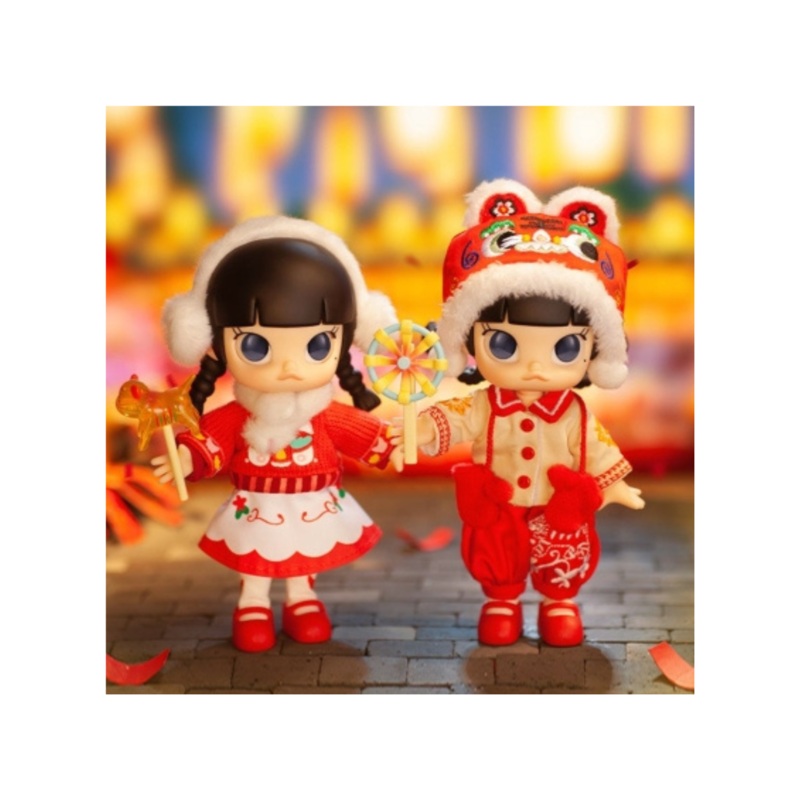 Pop Mart: Molly  Baby Tiger Action Figure Set