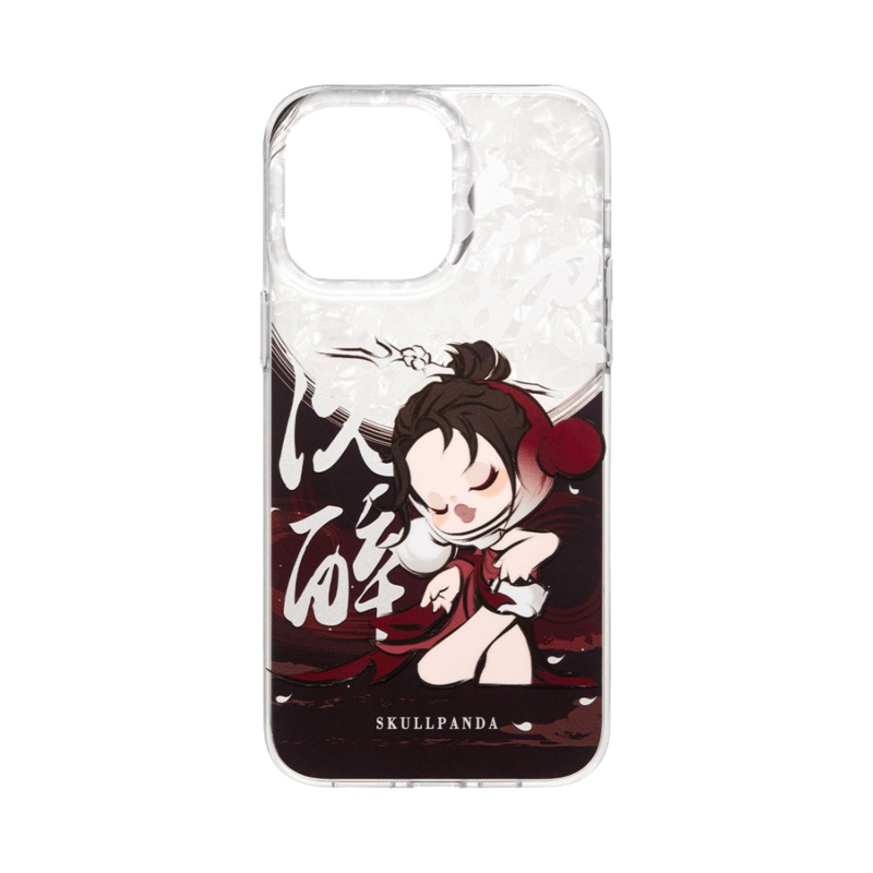 Pop Mart SKULLPANDA The Ink Plum Blossom Series-Phone Case (IPhone 15 Pro Max)