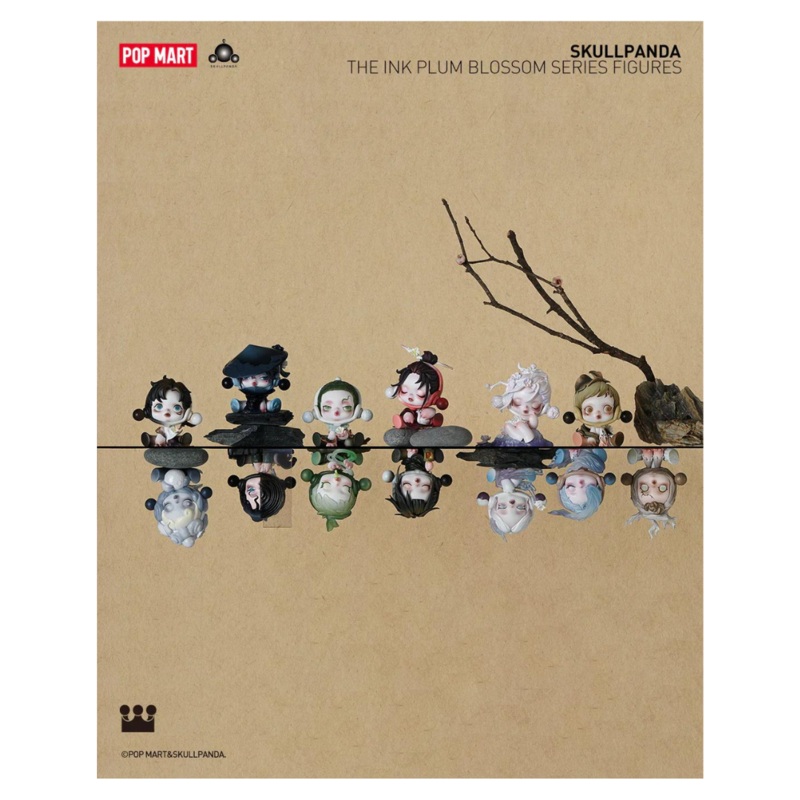 SKULLPANDA The Ink Plum Blossom Blind Box Series – Single Box