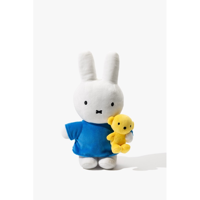 Smoko Miffy & Bear Midi Mochi Plush (Blue)