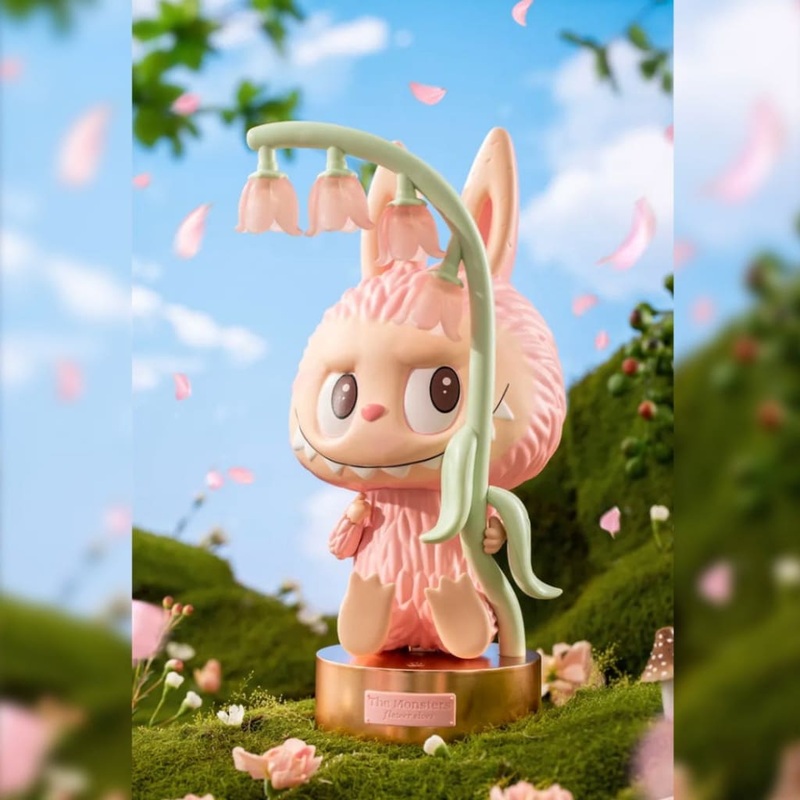 The Monsters Labubu Flower Lamp Unending Love Art Toy Figure by Kasing Lung x POP MART