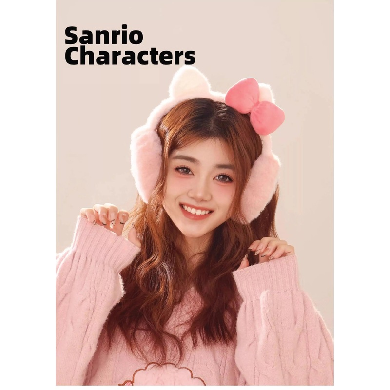 Sanrio Foldable Fluffy Winter Ear Muffs