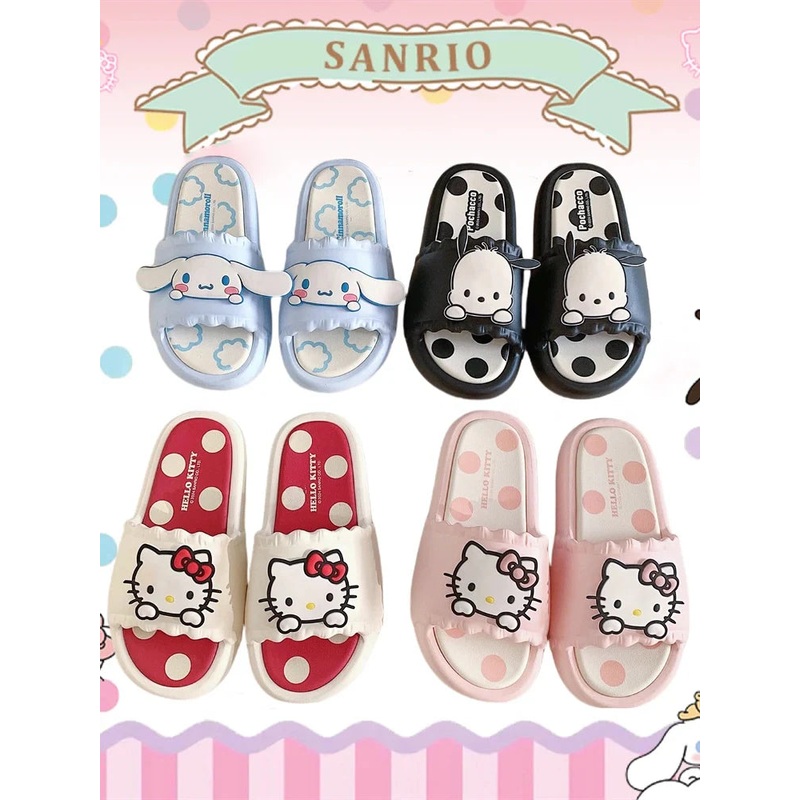 Sanrio Polka Dot Ruffle Soft Sole Sandals