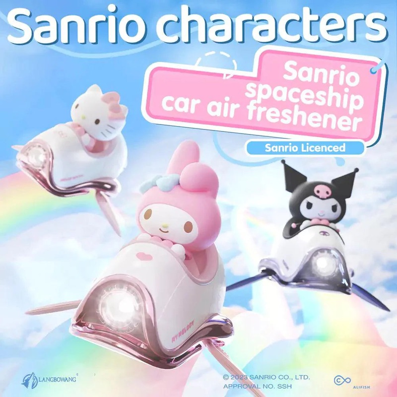 Sanrio Spaceship Car Air Freshener