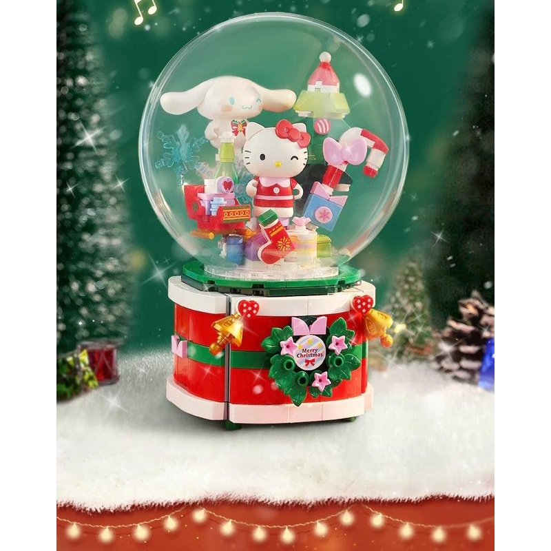 Sanrio Christmas Music Box Building Blocks