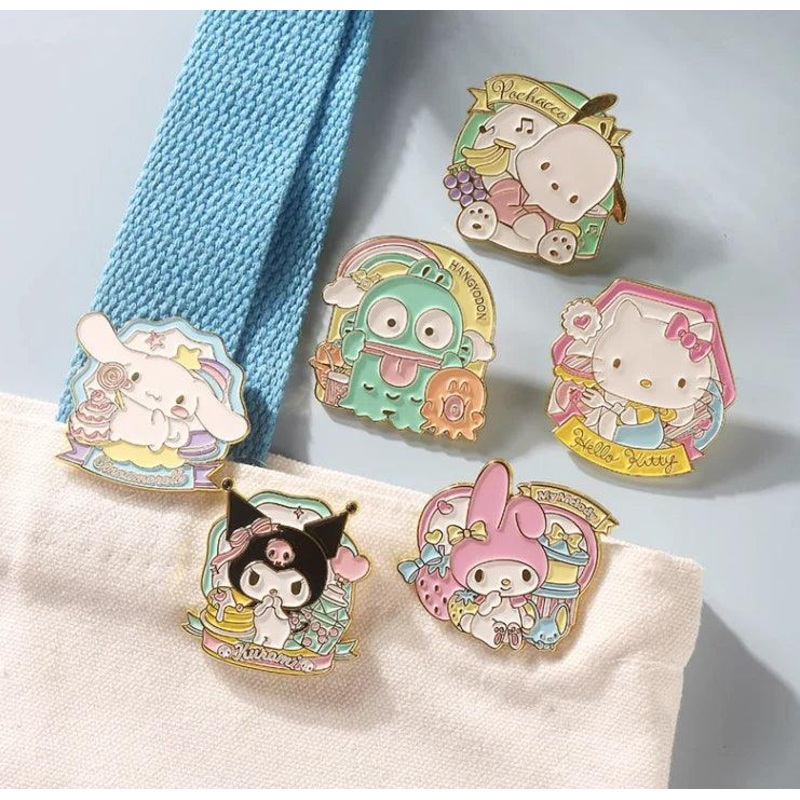 Sanrio Dessert Medal Pins