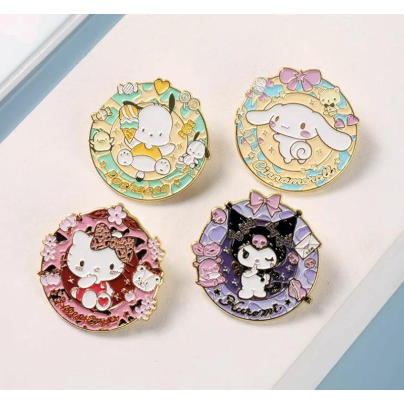 Sanrio Garland Medal Pins