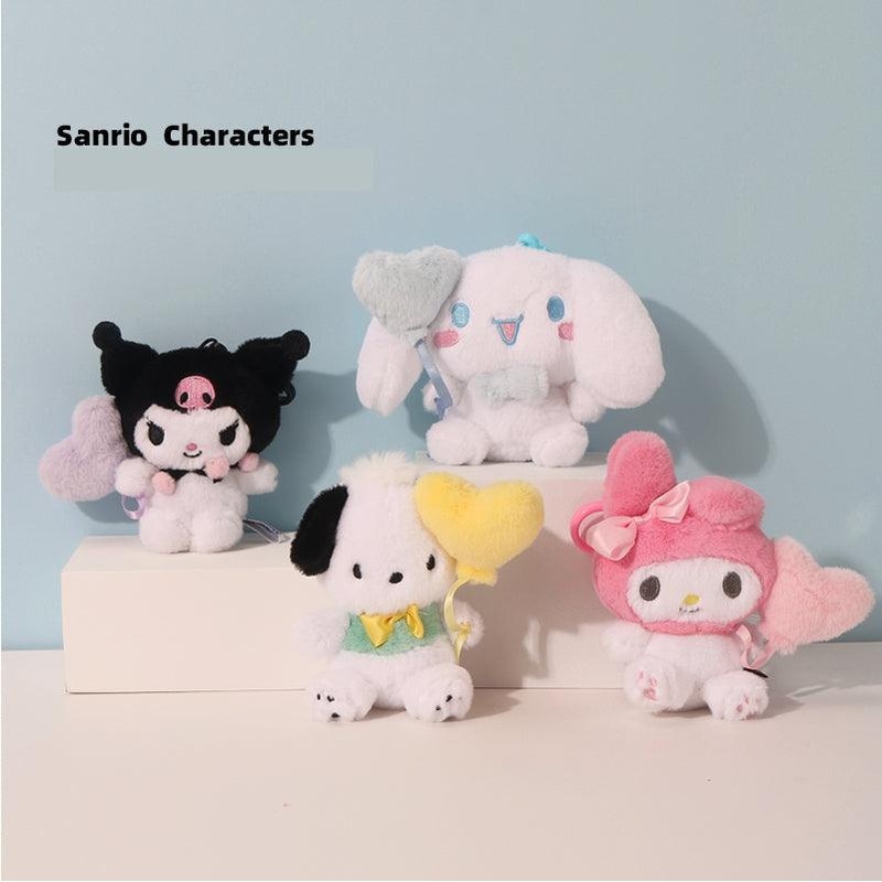 Sanrio Heart Balloon Plush Charm