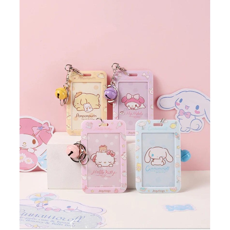 Sanrio Photocard Holder with Bell Keychain