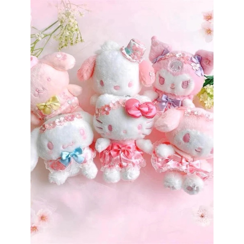 Sanrio Sakura Plushie Keychain