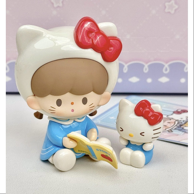 zZoton Sanrio Characters Preparation Before Bedtime Series Sweet Dream Fairy Tale Hello Kitty zZoton