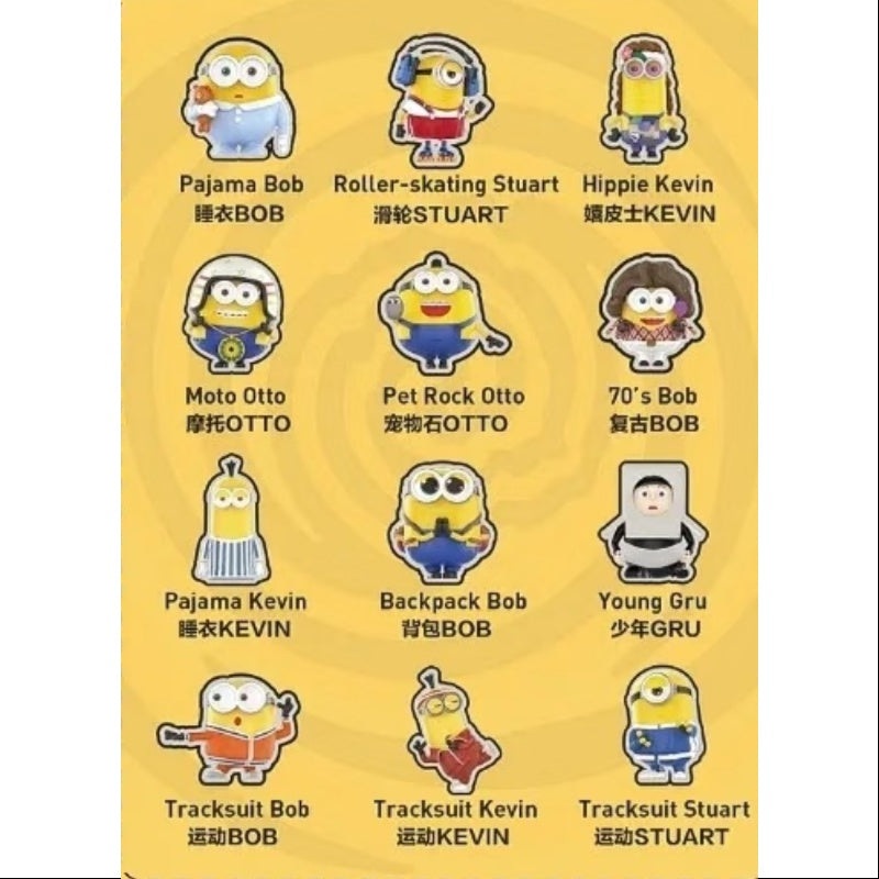 Pop Mart X Minions 2 Series Whole Set Opened