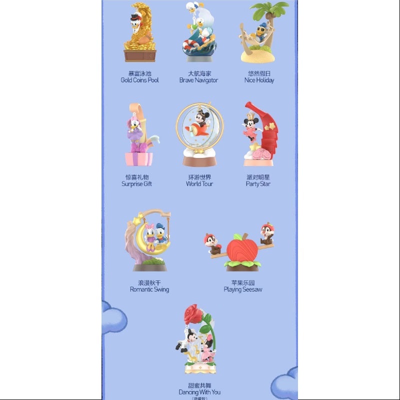 Pop Mart The Wonderful Dreams of Mickey and His Friends Series Scene Sets Whole Set Brand New With Plastic