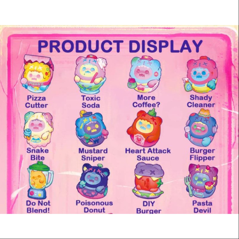 Shinwoo Ghost Diner Series Whole Set Opened