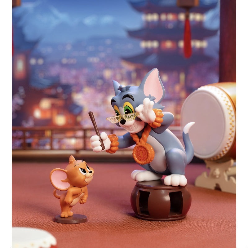 Pop Mart Tom and Jerry Forbidden Compass Series Chinese Drum Star