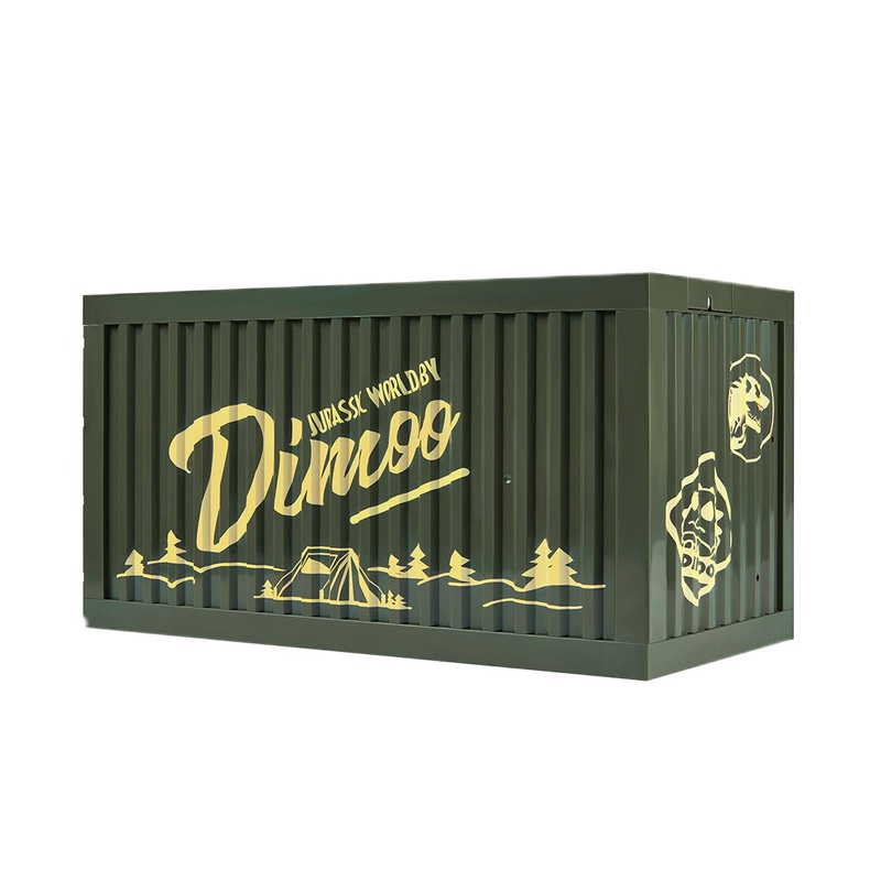 POP MART LED Luminous Display Box Container – Dimoo Jurassic World (Green)