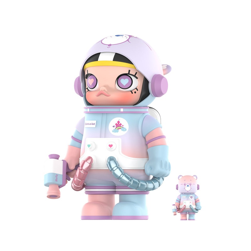 POP MART MEGA Space Molly 400%+100% Combo x Care-a-Lot Bear
