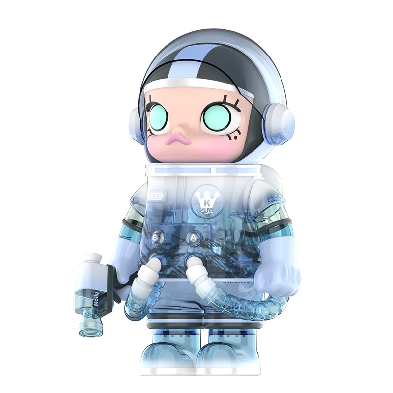 POP MART MEGA Space Molly 400% Glacier
