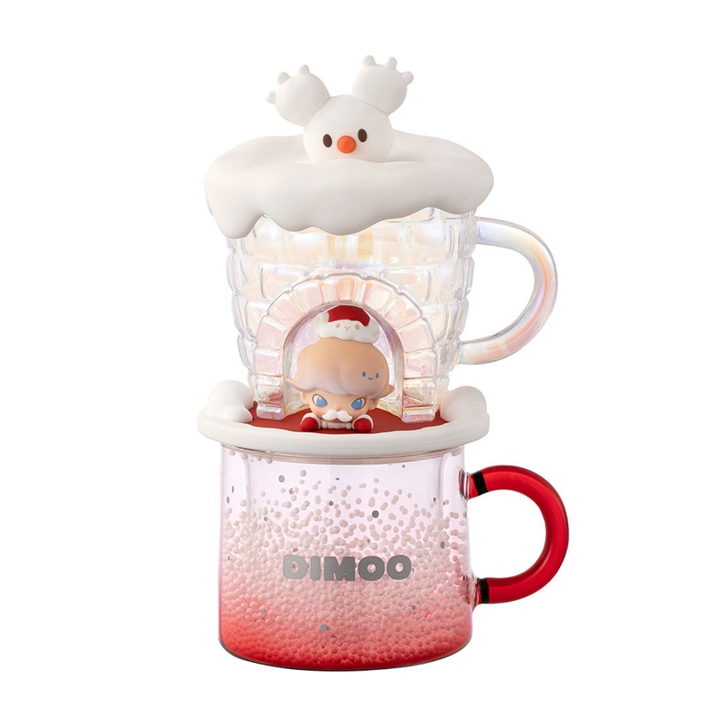 POP MART Dimoo Letters from Snowman Series – Stackable Cup Set